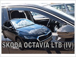 Plexi ofuky oken, deflektory, přední Škoda Octavia IV 2020-, 5dv. přední