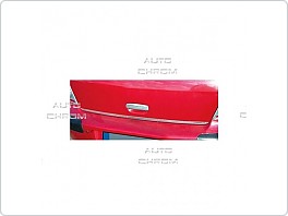 Nerezová, chromová lišta na hranu kufru Peugeot 307 htb. výprodej