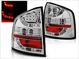 Zadní světla, lampy LED Škoda Octavia 2 combi, 2004-2013, chrom LDSK01