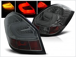 Zadní světlomety LED, Škoda Fabia 2, 2007-, kouřové LDSK08