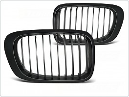 Přední maska, ledvinky BMW E46, coupe-cabrio, 1999-2003, černý mat