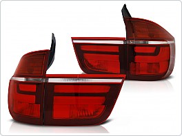Zadní světla LED, BMW X5, E70 2007-2010, LED BAR červené LDBME2