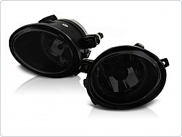 Mlhové světlomety, mlhovky BMW E39, E46 1995-2003, černé, velké do M-paket nárazníku HABM17