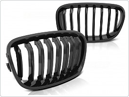 Přední maska, ledvinky BMW F20, F21 2011-2014, černá lesklá, GRBM79