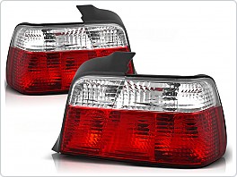 Zadní světla, lampy BMW E36 sedan, 1990-1999, bílé, červené LTBM03