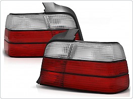Zadní světla, lampy BMW E36 sedan, 1990-1999, bílé, červené LTBM08