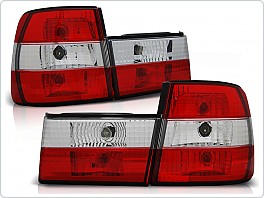 Zadní světla, lampy BMW E34 sedan, 1988-1995, bílé, červené LTBM10