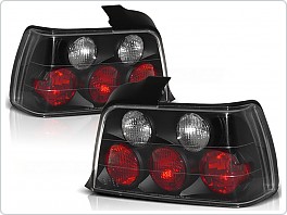 Zadní světla, lampy BMW E36 sedan, 1990-1999, čiré, černé black LTBM34