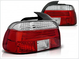Zadní světla, lampy BMW E39 sedan, 1995-2000, bílé, červené LTBM49