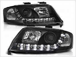 Přední světlomety Audi A6, 1997-2001, LED Daylight, černé black LPAU38