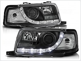 Přední světlomety Audi 80 B4, 1991-1996, LED Daylight, černé black LPAU40