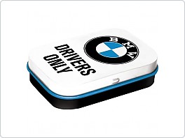Retro mint box 6x4cm, bonbony, BMW Drivers Only