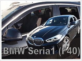 Plexi ofuky oken, deflektory, přední BMW 1 F40, 2019- přední + zadní