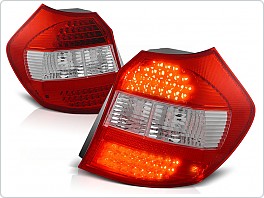 Zadní světla, lampy LED BMW E87/E81, 2004-2007, čiré, červené LDBM20