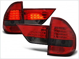 Zadní světla, lampy LED BMW X3 E83, 2003-2011, kouřové, červené LDBM48