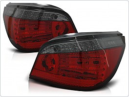 Zadní světla, lampy LED BMW E60, 2003-2007, sedan, kouřové, červené LDBM63