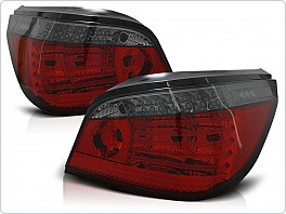 Zadní světla, lampy LED BMW E60, 2003-2007, sedan, kouřové, červené LDBM63