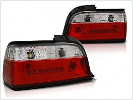 Zadní světla LED BAR, BMW E36 coupe, cabrio, 1990-1999, červené, bílé LDBM77