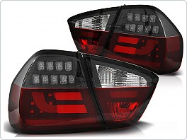 Zadní světla, lampy LED BAR, BMW E90, 2005-2008, černé, bílé, červené LDBM74