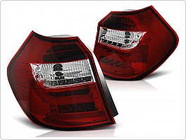 Zadní světla LED, BMW 1, E87,E81, 2007-2011, červené, čiré LDBM87