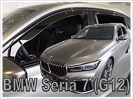 Plexi ofuky oken, deflektory, BMW 7 G12 2014- přední + zadní