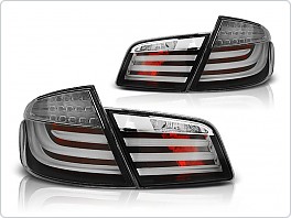 Zadní světlomety, lampy BMW 5, F10, 2010- LED BAR černá, čirá LDBMD3