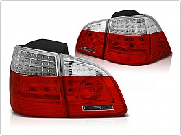 Zadní světlomety BMW E61, 2004-2007 Touring, Combi LED, červené, bílé LDBME0