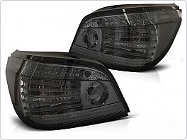 Zadní světla BMW E60 2007-2009, kouřová, s led dynamickým blinkrem
