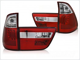 Zadní světla, BMW X5 E53, 1999-2003, bílo-červené