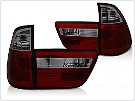 Zadní světla, BMW X5 E53, 1999-2003, kouřovo-červené