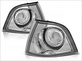 Přední blinkry BMW E36 sedan, compact, touring, 1990-1999, čiré, chrom