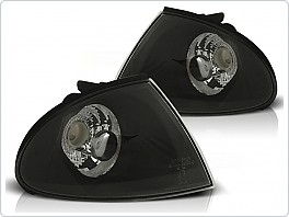 Přední blinkry BMW E46 sedan, touring, 1998-2001, čiré, černé black 2