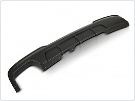 Difuzor zadního nárazníku BMW F10,F11 2011-2016 pro jednu kocovku výfuku