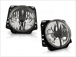 Přední světla Volkswagen Golf 2, 1983-1991, chromové, hlavní LPVW08