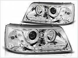 Přední světla Volkswagen VW T5, 2003-2009, LED Daylight, chrom LPVW23