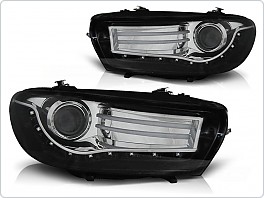 Přední světlomety, světla, lampy Volkswagen Scirocco, 2008-, LED Daylight, černé black LPVWG9