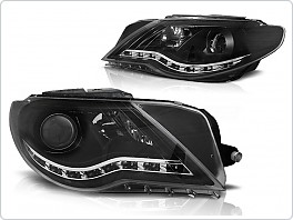 Přední světlomety, světla, lampy Volkswagen Passat 3CC, 2008-2012, LED Daylight, černé black, LPVWJ5