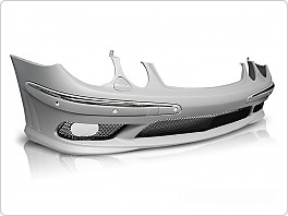 Přední nárazník Mercedes W211, classe E, 2002-2006, AMG style pro park. Senzory ZPME04