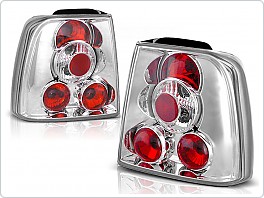 Zadní světla, lampy Volkswagen Passat B5 3B sedan, 1997-2000, čiré, chrom LTVW12