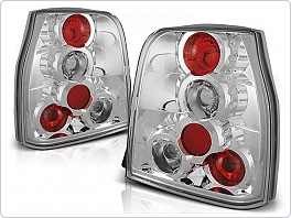 Zadní světla, lampy Volkswagen Lupo, 1998-2005, čiré, chrom LTVW24