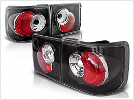 Zadní světla, lampy Volkswagen Vento, 1992-1998, čiré, černé black LTVW25