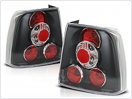 Zadní světla, lampy Volkswagen Passat B5 3B sedan, 1997-2000, čiré/černé black 1