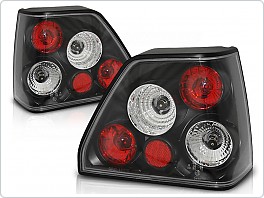 Zadní světla, lampy Volkswagen Golf 2, 1984-1991, čiré/černé