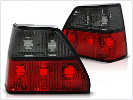 Zadní světlomety, světla, lampy Volkswagen Golf 2, 1984-1991, kouřové, červené LTVW96