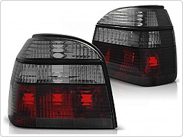 Zadní světlomety, světla, lampy Volkswagen Golf 3, 1992-1998, kouřové, červené LTVW98