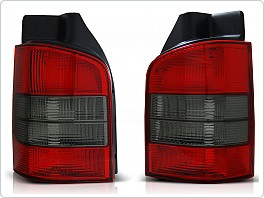 Zadní světlomety, světla, lampy Volkswagen T5, 2003-2009, kouřové, červené LTVW91