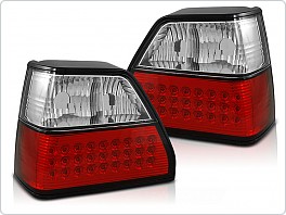 Zadní světla, lampy LED Volkswagen Golf 2, 1983-1991, čiré, červené LDVW33