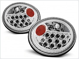 Zadní světla, lampy LED Volkswagen New Beetle, 1998-2005, čiré, chrom LDVW38
