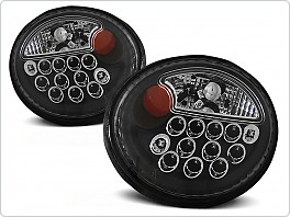 Zadní světlomety, světla, lampy LED Volkswagen New Beetle, 1998-2005, čiré, černé LDVW39