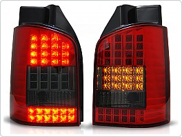 Zadní světla, lampy LED Volkswagen T5, 2003-2009, kouřové, Červené LDVW45